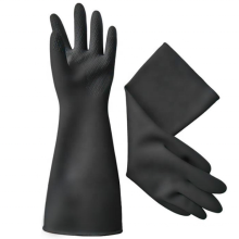 New design Wear-resistant non-slip acid-alkali chemical gloves supplier